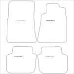 Lexus GS 300 or GS 430 Car Mats